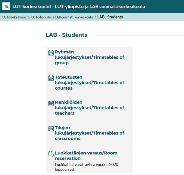 Create your own Schedule