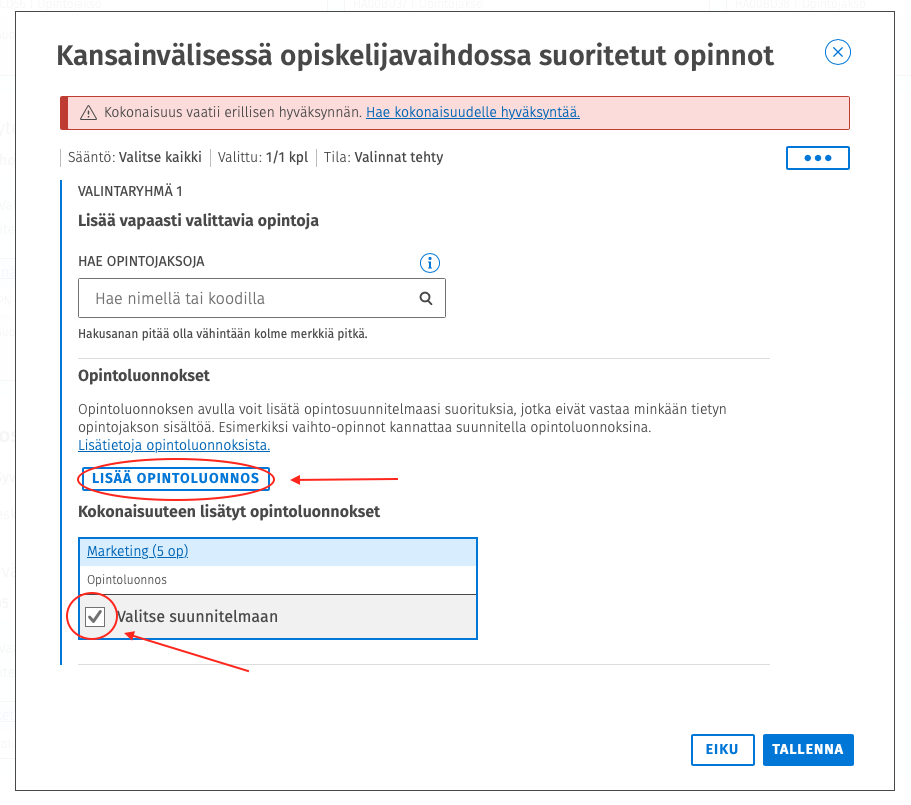 Opintoluonnos