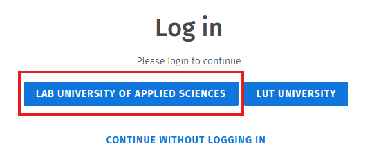 log in